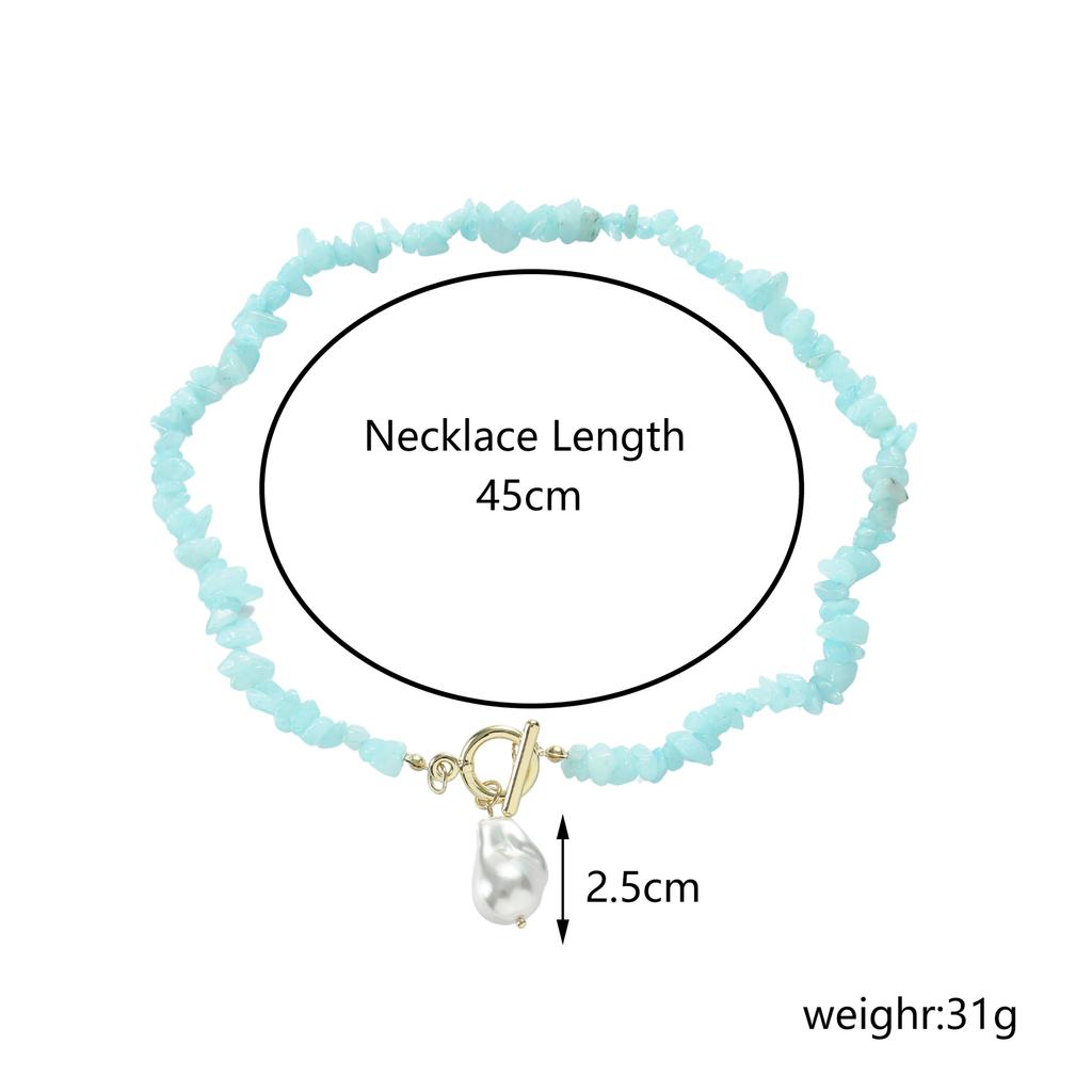 Богемное разноцветное ожерелье из гальки для женщин, INS, дизайн с натуральными камнями, летняя нишевая мода, красивое, элегантное, повседневное шейное украшение для нее