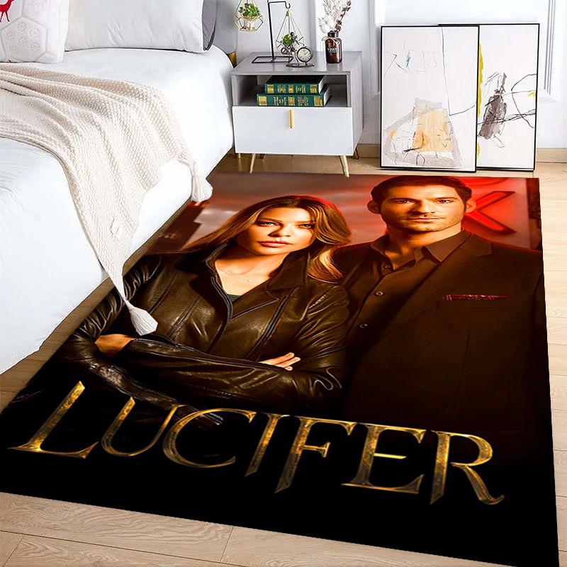 Ковер Lucifer Glow Подходит для всех сезонов Печать Защитная подкладка Комната Рождественские подарки