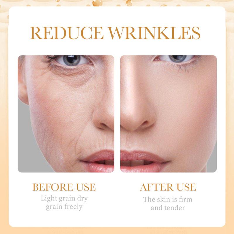 Роскошная золотая сотовая увлажняющая маска для лица, антивозрастной уход за кожей для женщин