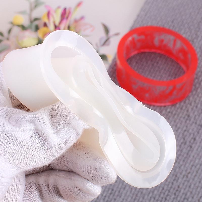 Круглая открытая манжета, силиконовая форма, литейная форма, браслет из смолы, браслет, ювелирные изделия своими руками