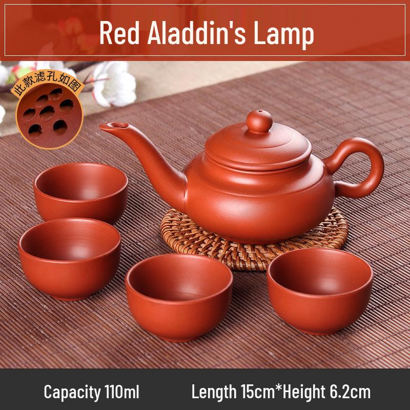 Small Capacity Yixing Xishi Pot: Handmade Purple Clay Teapot with Filter - Antique Style Kung Fu Tea Set