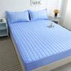 3 PCS Non-slip Sheet 7 Colors Solid Color Cotton Soft Sheet Mattress Cover Elastic Sheet Mattress Cover