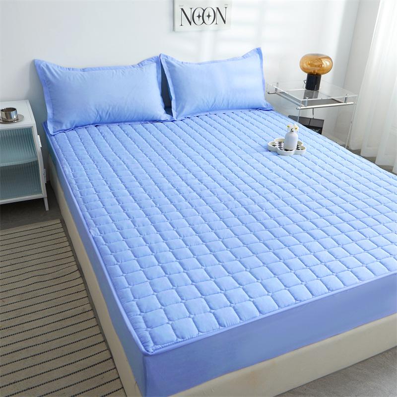 3 PCS Non-slip Sheet 7 Colors Solid Color Cotton Soft Sheet Mattress Cover Elastic Sheet Mattress Cover