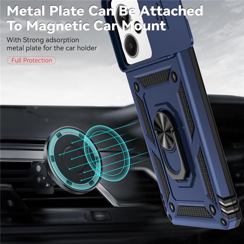 Для Xiaomi Redmi Note 13 Pro 5G чехол слайдер камера защитный чехол для Redmi Note13 Note 13Pro 5G магнитный держатель кольцо крышка