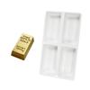Gold Brick Shape Silicone Molds Making Mousses Cake Molds Decorating Baking Tool for Making Chocolate Fondant Dessert