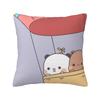 Bubu And Dudu Kawaill Couple Bears Pillowcases Merch Soft Cushion Cover Decoration Throw Pillow Case Cover Home Multi-Size