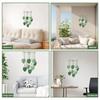 Wind Chimes & Hanging Decorations Bedroom Parts Handcrafted Woven Wall Tapestry: Leaf-Design For-Stylish Living Room Décor