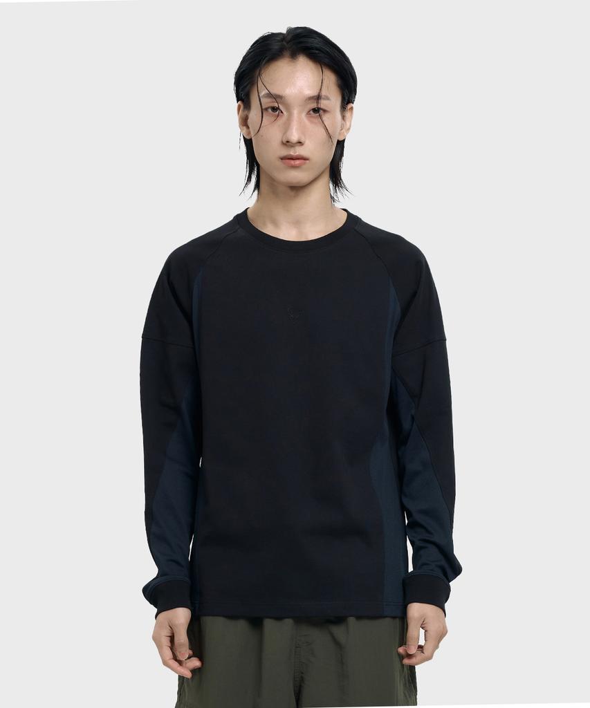 POLLUTION Aerocool Long Sleeve T-Shirt Black