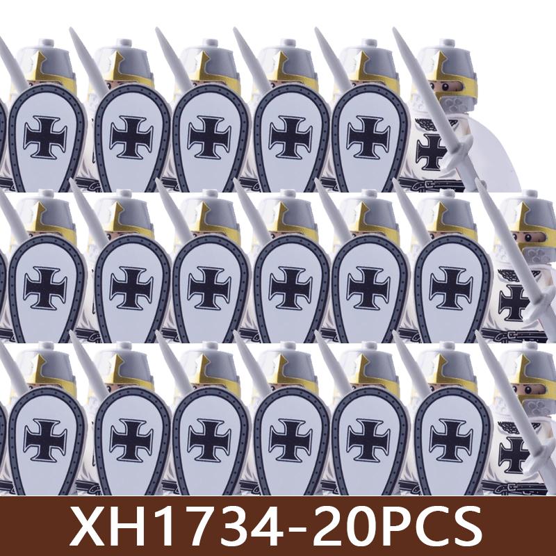 Средневековые Военные Римские Солдаты Фигурки Строительные Блоки Замок Рыцарь Крестоносцы Командир Викинг Египетский Воин Кирпичики Игрушки Подарки