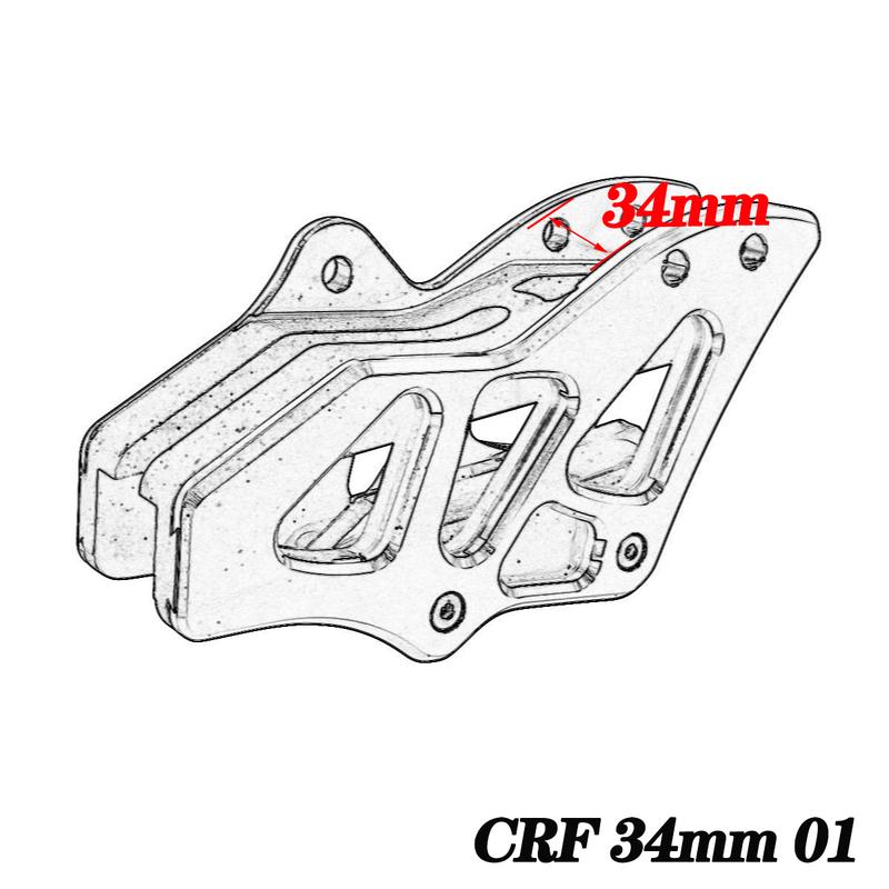 For HONDA CR CRF CR125 CR250R CRF250 CRF250R CRF250X CRF450R CRF450X 2005-2018 Motocross CNC Chain Guard Guide Protector Parts