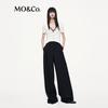 MO&Co. High-Waist Wide-Leg A-Line Trousers