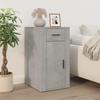 816796 vidaXL Office Cabinet Concrete Grey 40x49x75 Cm Engineered Wood