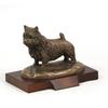 Norwich Terrier - Statuetka Psa, Figurka Na Białej Podstawie, Trofeum Na Wystawę Psów Marki Art-Dog