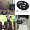 Beware Of Dog Signs Weatherproof & Long Lasting Garden Warn Sign Decorative Warning Sign for Private Property Protection