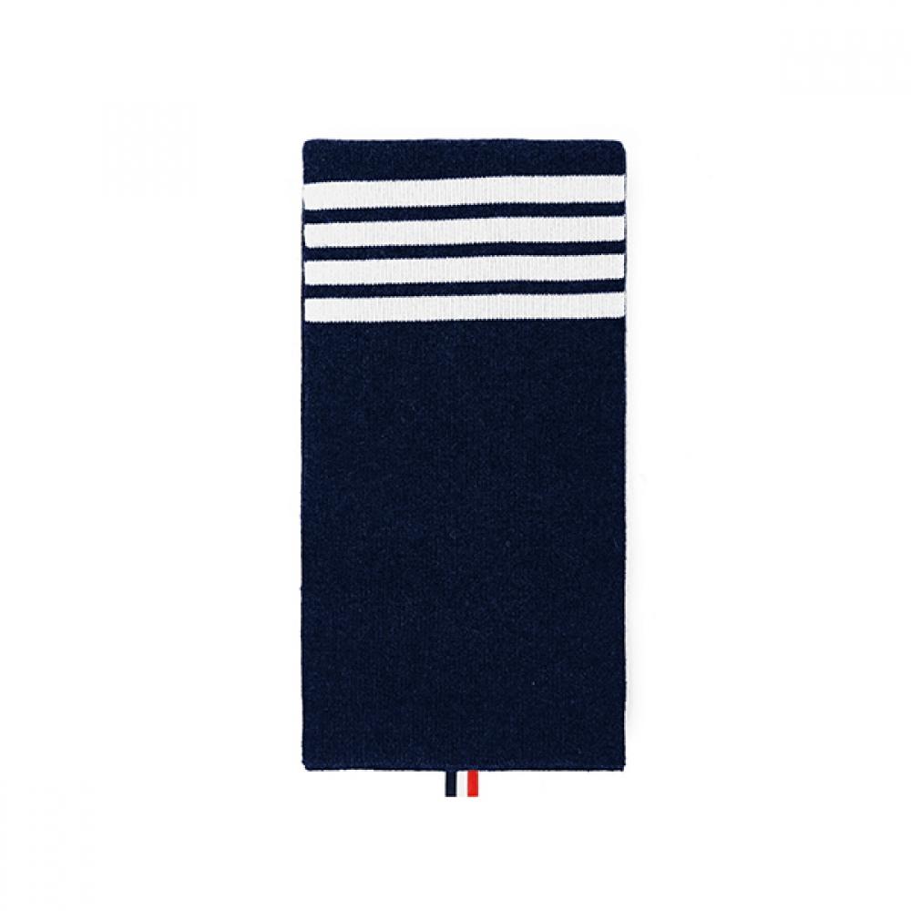 Tom Brown Mks026a 00011 415 4 Bar Stripe Three Line Tab Cashmere Muffler