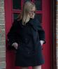 DEHEVE Wool Double Half Coat [Black]