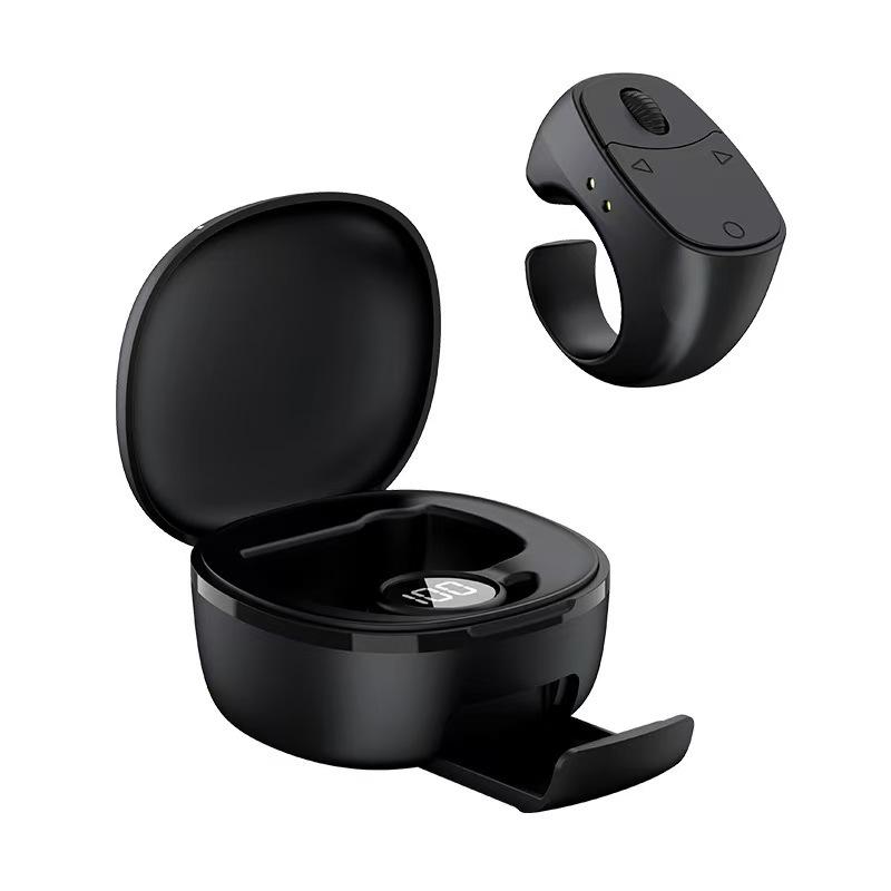 Bluetooth Кольцо-пульт дистанционного управления с зарядным кейсом: Камера и контроллер для селфи в TikTok