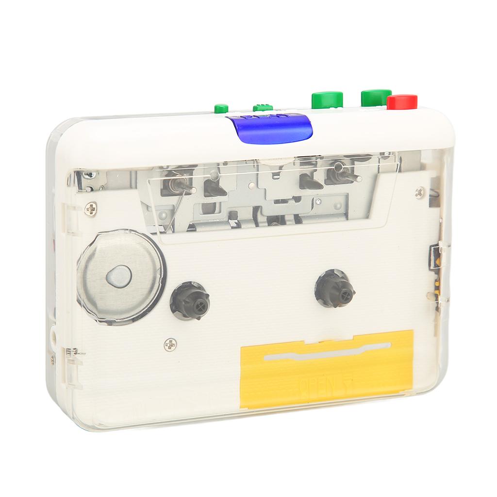 USB-конвертер кассет в MP3, портативный кассетный плеер с разъемом 3,5 мм и цветным корпусом