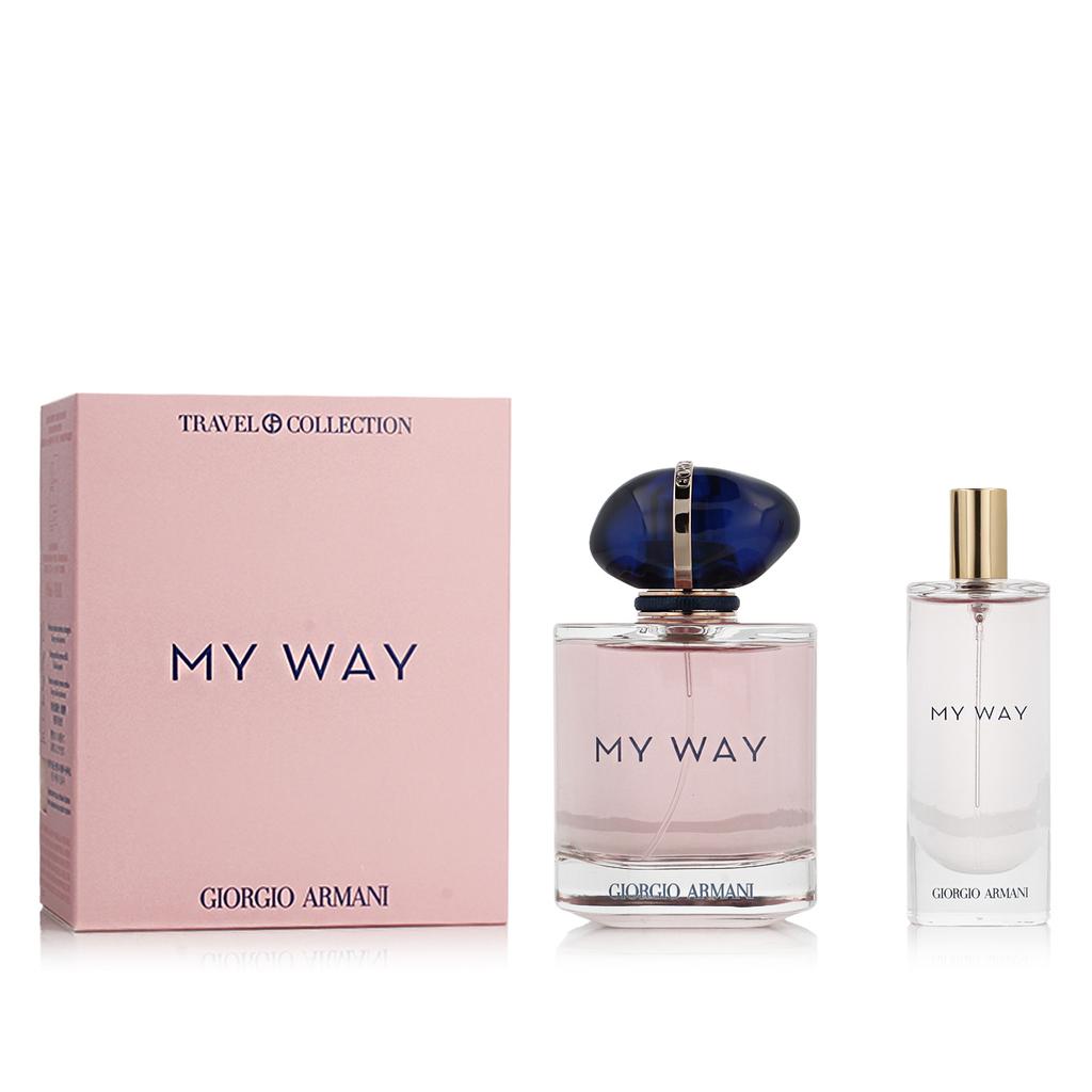Set Giorgio Armani: My Way, Eau De Parfum, For Women, 90 ml + My Way, Eau De Parfum, For Women, 15 ml