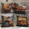 Рождественская наволочка Праздничное украшение дома Наволочка для диванной подушки Наволочка с принтом