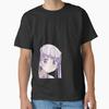 Men Casual Shirts Short Sleeves Anime New Game Aoba Chan Decal Summer Black Tees Oversized T-shirts