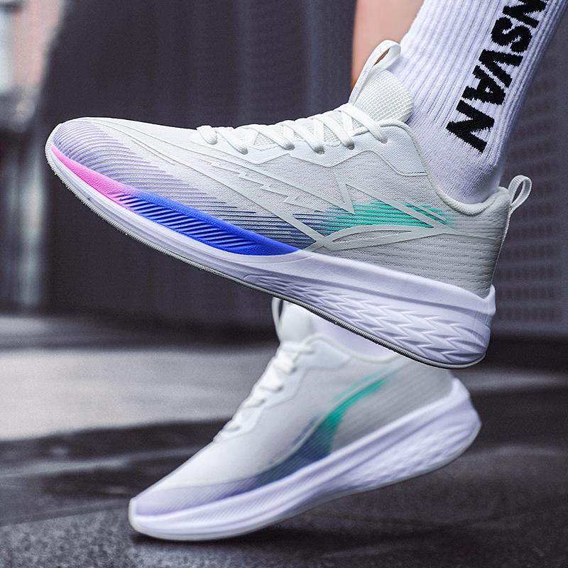 Новые амортизирующие нескользящие легкие кроссовки с сетчатой поверхностью, дышащие, для гонок, физических испытаний, тренировок, спорта, для мужчин