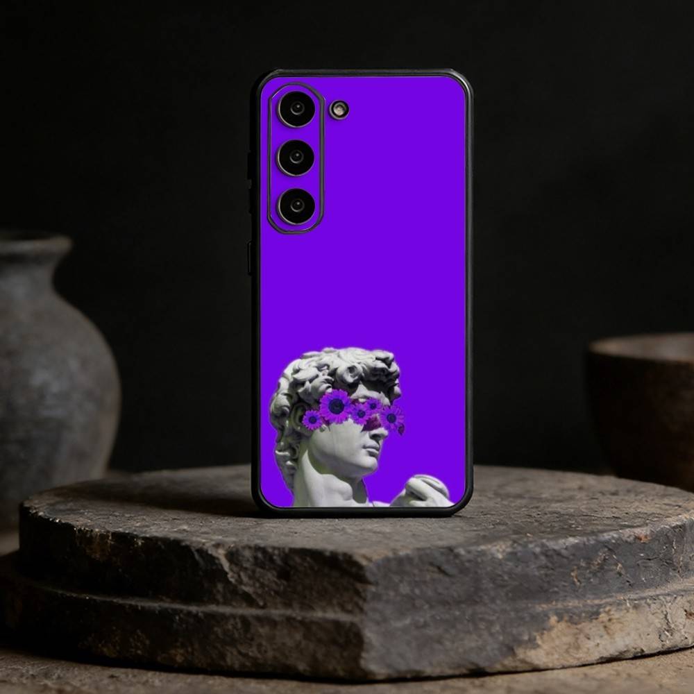 Art Aesthetic David Eyes Phone Case For Samsung Galaxy A13,21s,22,31,32,52,53,71,72,73,Soft Black Cover