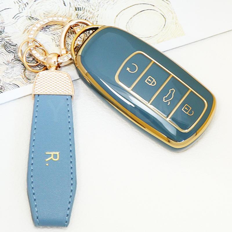 4 кнопки для Chery Omoda 5 C5 Tigo 7 8 Pro Max Tigo 7 8 Plus Arrizo 5 Plus Брелок Держатель для автомобильных ключей Аксессуары Чехол для ключей