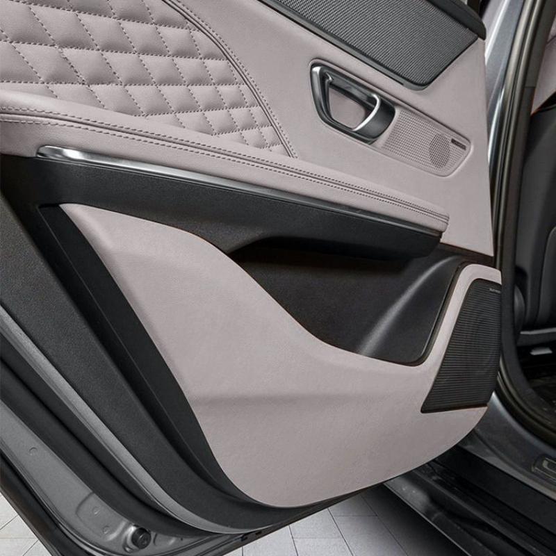 For BYD Han DMI EV 2024 Car Door Anti Kick Protective Pad Leather Protection Stickers Doors Anti-Dirty Film Auto Accessories
