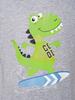Boys Dinosaur Jumpsuit Short Sleeve Back Invisible Zipper Thigh Length Adaptive Bodysuit Special Needs