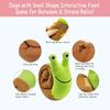 Dog Plush Squeak Toy Pet Sniffing Snails Toys Chewing Bite Resistant Tibetan Food Molar Cat Puzzle Interactive Feeder Accessorie
