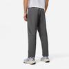 Мужские повседневные брюки Li Ning Fitness Series с однотонным логотипом и средней талией, прямые, серые, AYKT833-1