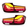 For M4 GTS Design Dynamic Full LED Tail Lights with Sequential Turn Signal Fit for 3 Series F30 F80