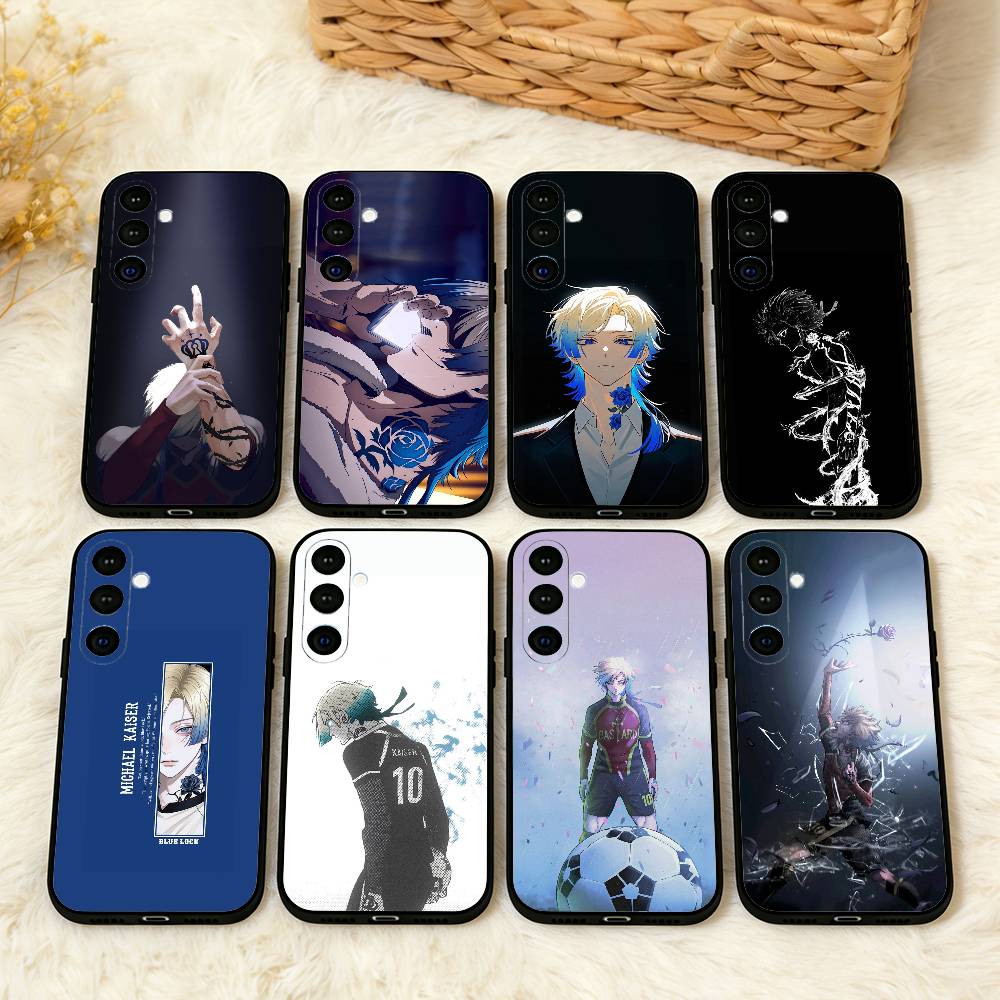 Чехол для телефона с аниме-персонажем M-Michael K-Kaiser для Samsung A73, A21s, A22, A31, A32, A52, A53, A71, A80, Мягкий черный корпус