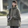 Couple Jacket Women's Spring and Autumn Windproof Trendy Jacket Men's New Student Loose Versatile Hooded Jacket