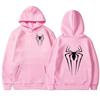 Новый мужской и женский пуловер Street Spider Print Sweatshirt Hoodie Spider Pattern Autumn and Winter Free Hoodie
