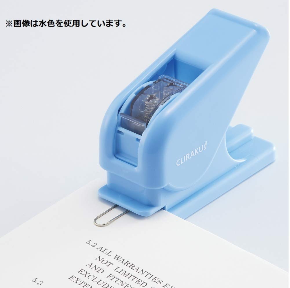 LIHIT LAB Gem Clip Black Fastener, Clilark, M22-24