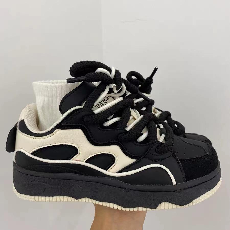 Новые туфли для пар, туфли на толстой подошве, увеличивающие высоту, кроссовки, туфли для хлеба