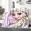 1pc Frosty Friends Flannel Blanket,Ultra Soft Warm Plush Throw for Home Bedroom Bed Sofa Cover Camping Picnic gift Y72235