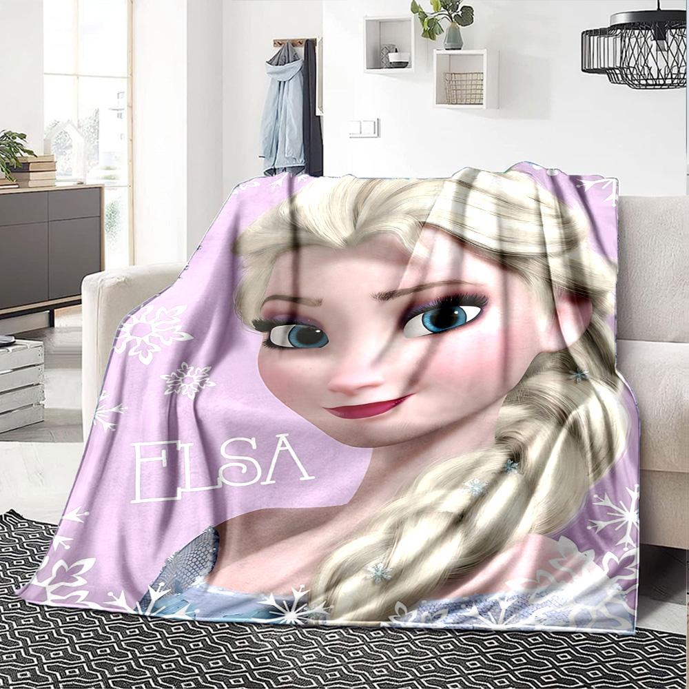 1pc Frosty Friends Flannel Blanket,Ultra Soft Warm Plush Throw for Home Bedroom Bed Sofa Cover Camping Picnic gift Y72235