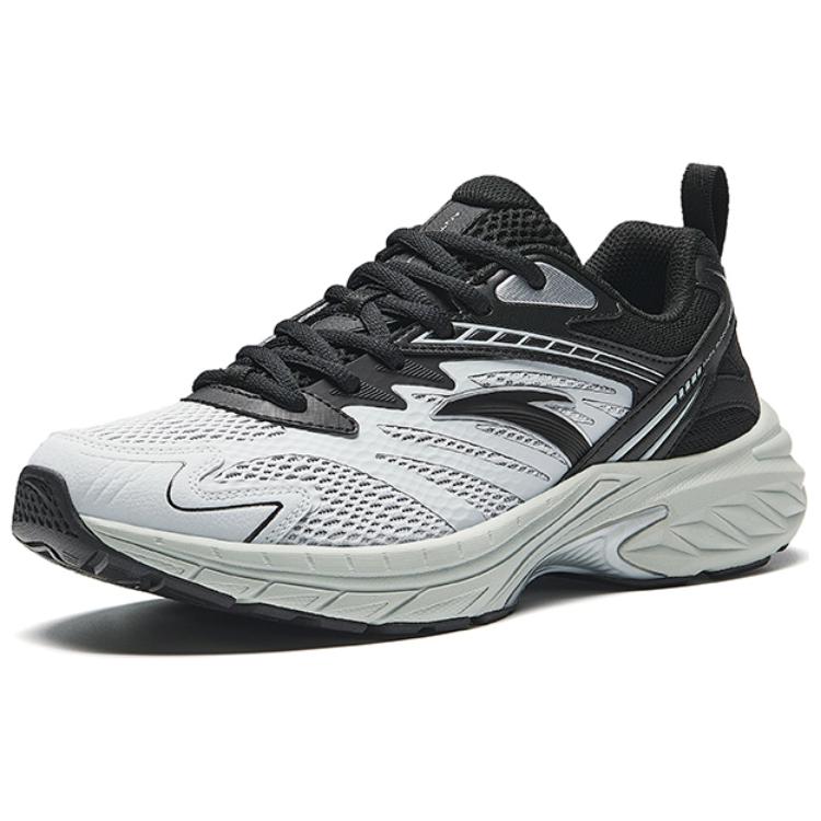 Anta AT2000 Retro Casual Shock Absorbing Non-Slip Low-Top Running Shoes Men Sneaker Gray Black 912435508-4