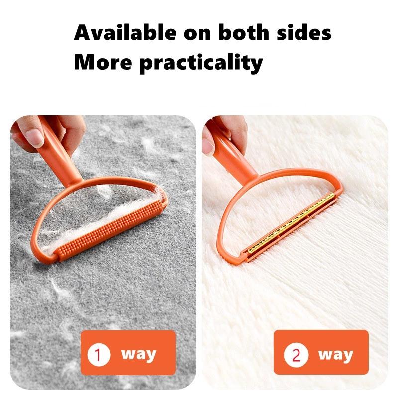 Жесткий многоразовый триммер для удаления катышков, ручной триммер для одежды, свитеров, ковров, постельных принадлежностей, зоотоваров - не требуется электричество, пластиковая ручка