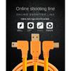 mini usb cable for Canon 5D3 5D2 6D2 80D 750D online shooting Nikon d90d3100 camera connection computer data transmission line