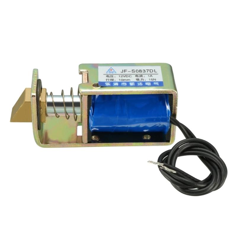 DC 6V 12V 24V 1A 1Kg Push Pull Type Solenoid Electromagnet, Frame Type Linear Motion Solenoid Electromagnet