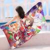 Горячее Аниме Love Live Пляжное Полотенце Цветные Полотенца Для Ванной Для Девочки Микрофибра Быстросохнущее Без Песка Пляж Йога Спа Тренажерный Зал Бассейн