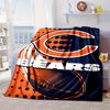 Chicago Bears  Portable Blanket/Soft Blanket Bedding Blanket Suitable for Travel Camping Living Rooms Offices Sofas Fan Gifts