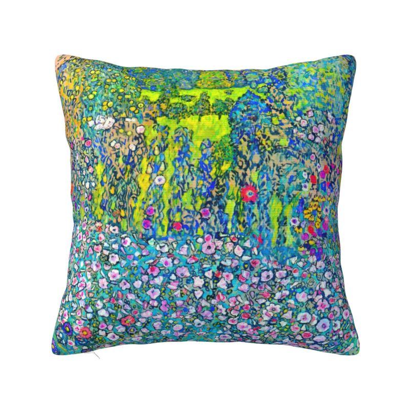 Современный Поцелуй Густава Климта Чехол для подушки дивана Полиэстер Живопись Искусство Наволочка для гостиной
