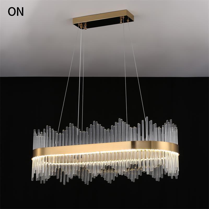 Роскошная хрустальная люстра в стиле постмодерн для гостиной, спальни или столовой — индивидуальный дизайн кольца