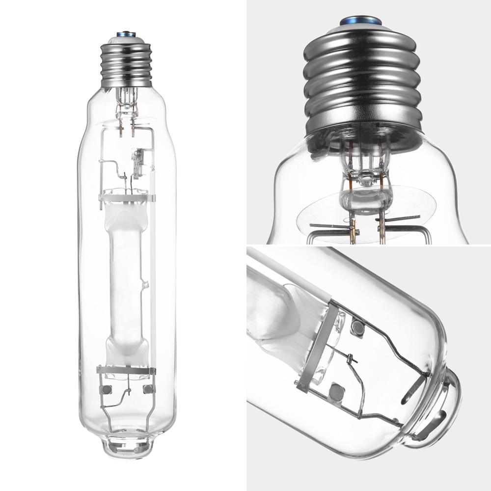 Металлогалогенная лампа 1000 Вт 6000 К Вегетативный свет для выращивания растений в теплице MH Лампа полного спектра для комнатных растений