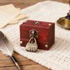 Wood Chest Antique Keepsake Storage Organizer Jewelry Storing Storage Organizer For Bedroom Tabletop Nightstand Dresser Vanity